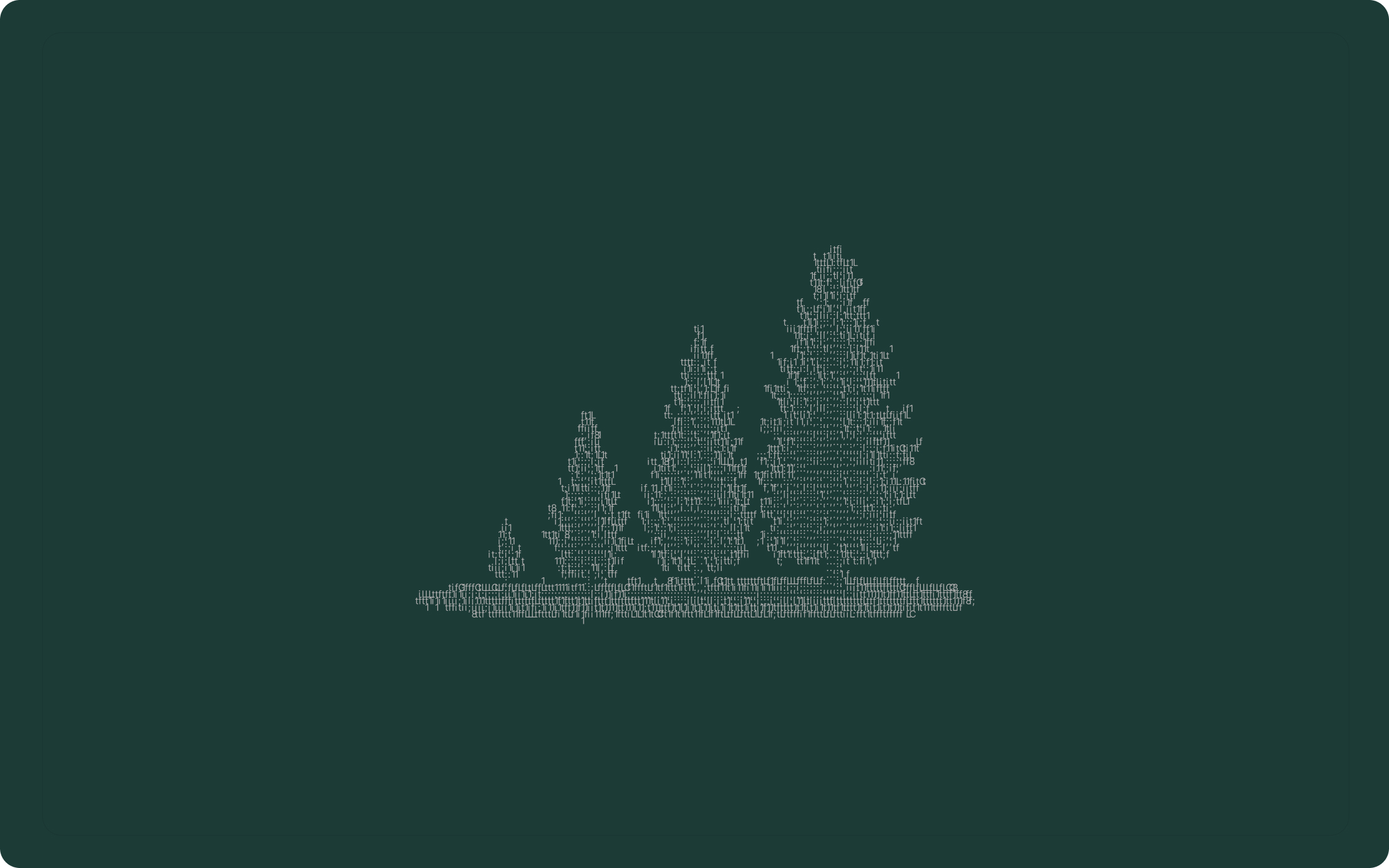 ASCII signal trees growing